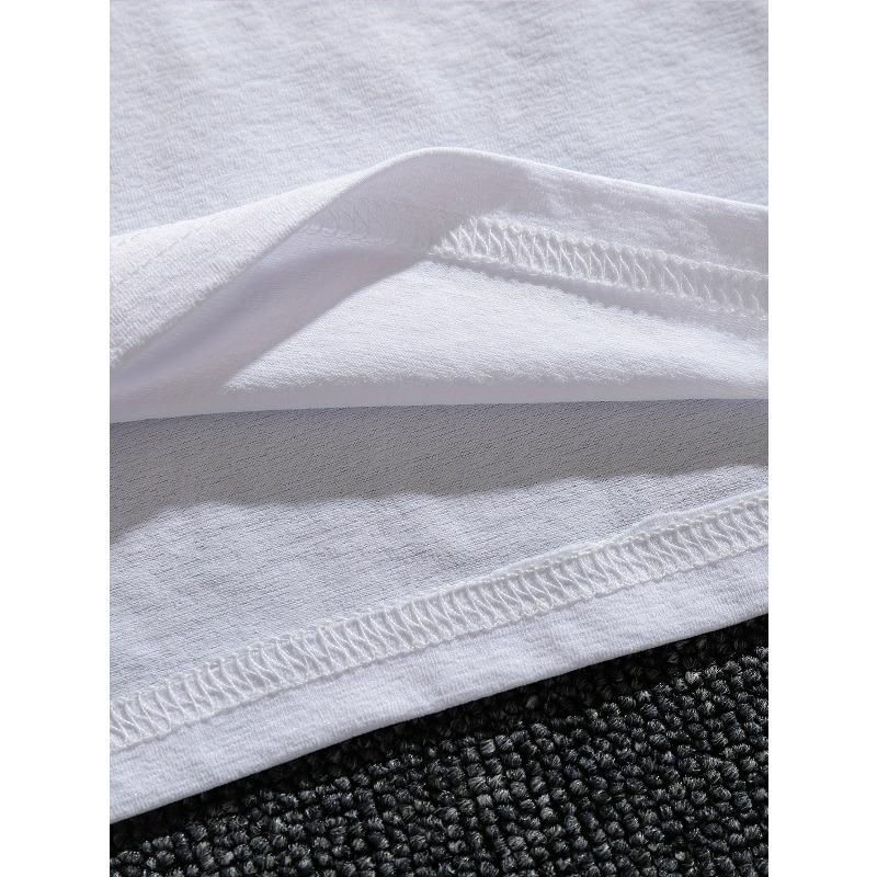 Европейские размеры Крутая летняя футболка с коротким рукавом для мужчин в русском стиле