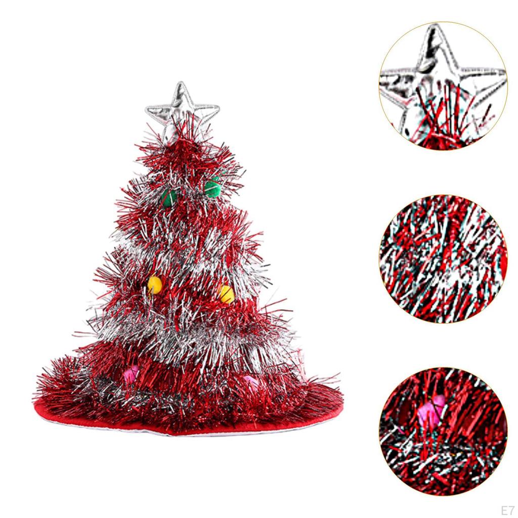 Рождественская елочная шапка Креативный карнавальный костюм Фотореквизит Праздничный декор для праздника