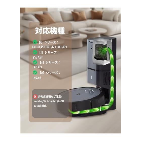 SLEIJAOOE Набор бумажных пакетов для Roomba из 3 штук Сменные расходные материалы для Roomba Совместимы с E5 i3+i5+i7+j7+S9+ Робот-пылесос iRobot Roomba Аксессуары