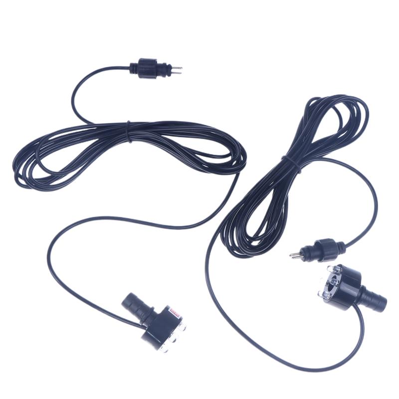 1 шт. Подводное 6-светодиодное кольцо для фонтана, пруда с рыбами, водного сада, адаптер переменного тока, теплый белый/белый, украшение для фонтана