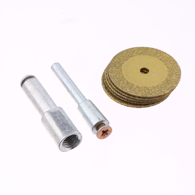 5/6 шт. 40 мм мини-отрезной диск для резки мрамора и нефрита, аксессуары, алмазный шлифовальный круг, лезвие циркулярной пилы