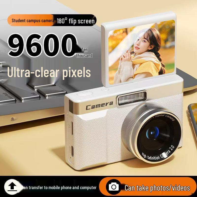 HD Flip Screen CCD Digital Camera with Selfie & Travel Features for Students