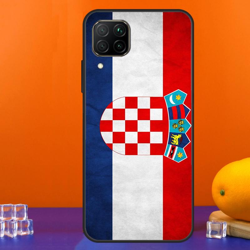 Флаг Хорватии Для Huawei Nova 12s 12i 11i 5T 9 10 SE Y91 Y90 Y60 Y70 Y72 Y61 P60 Pro P20 P40 P30 Lite Чехол