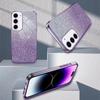 Модный блестящий чехол с градиентным покрытием для Samsung Galaxy S24 Plus S23 S22 Ultra S21 S20 FE A54 A34 A14 A15 A05S A53 A33, силиконовый чехол с блестящей задней крышкой