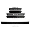 NRZV5 For Mercedes Benz AMG Door Panel Protective Stickers Carbon Fiber Threshold Scratch Resistant Stickers Car Accessories W214 W205