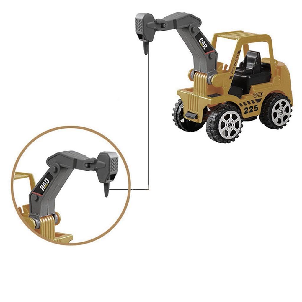 6 предметов Игровые транспортные средства Строительная техника Грузовик Автомобили Набор игрушек с приводом от трения