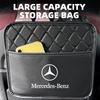 1PC Car Back Seat Storage Bag Multifunctional Hanging Organizer Stowing Tidying Accessorie for Mercedes Benz AMG GLC CLA GLA GLB