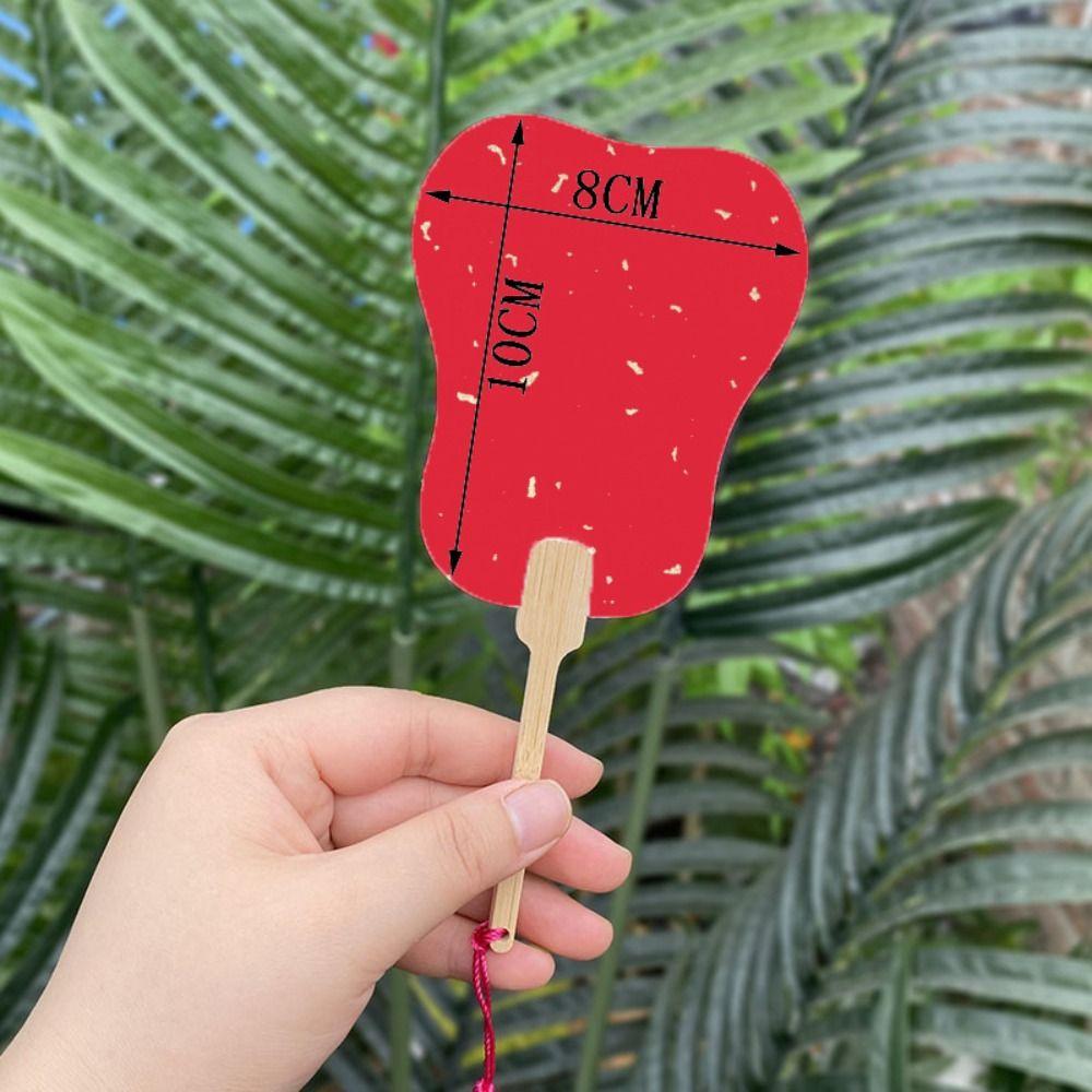 Мини-групповой веер Xuan бумажный веер двухсторонний пустой маленький веер расписанный вручную креативный веер DIY лакированный веер ручной веер рукоделие