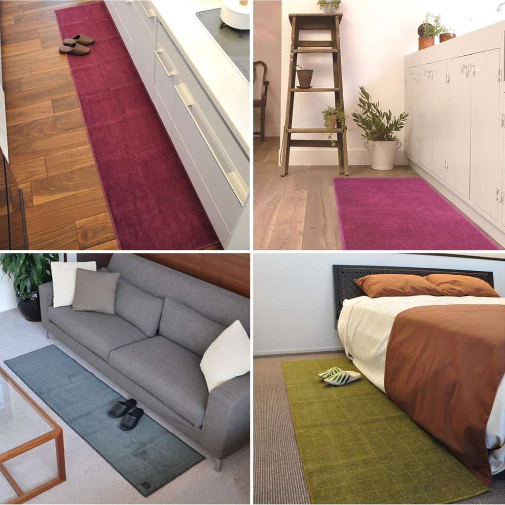 Senko Herringbone 3 Kitchen 50 X Compatible with Underfloor Made In Product Number 37355 B.B.collection Mat, Approx. 180cm, Beige, Antibacterial,