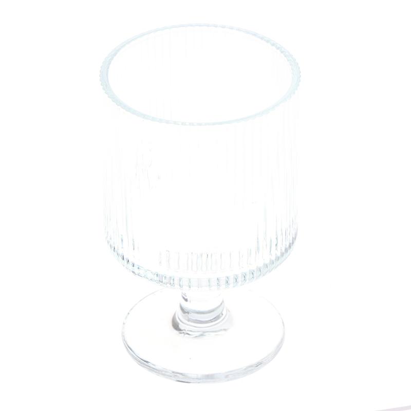 Творческий Полосатый Стеклянный Шар Высокие Ножки Стеклянные Бокалы Бокал Винтажный Питьевой Стакан Винтажный Кофе Сок Шампанское Коктейли Стакан
