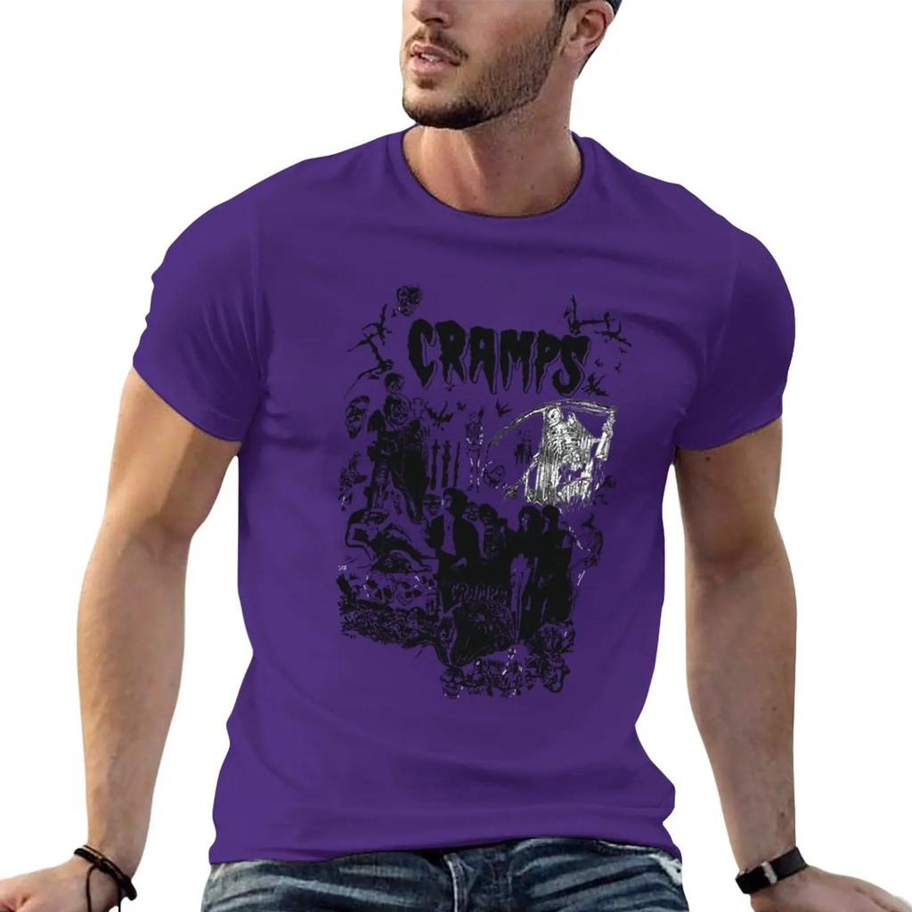 Новая Винтажная 80-х THE CRAMPS Панк-Рок Психобилли Тур Концерт Промо Футболка винтажная футболка футболки мужская одежда
