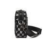 New MLB Monogram Collection Polyester Combo Bag, Camera Bag, Crossbody Bag, Shoulder Bag Unisex Black 3ACRM012N-50BKS