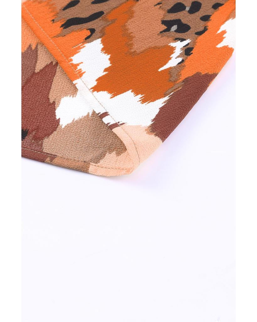 Azura Exchange Блузка с длинным рукавом и принтом