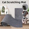 Self-Adhesive Cat Scratch Mat Durable Sisal Furniture Protector DIY Customizable Cat Scratching Pad for Couch Sofa Protection