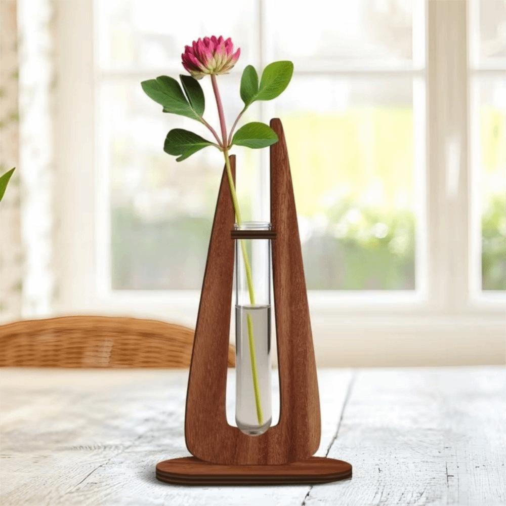 Transparent Hydroponic Vase Home Decor Desktop Flower Vase Creative Plant Pot Indoor