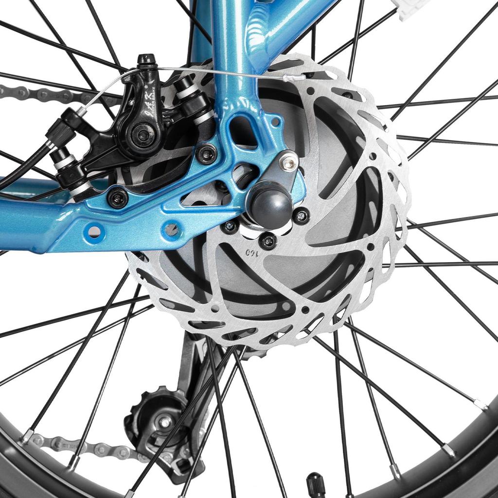 HILand EHD302 Front And Back Frames Road EBike 48V15Ah Battery 250W Motor 20 Inch Fat Tires Outdoor Commuting Electric Bicycle