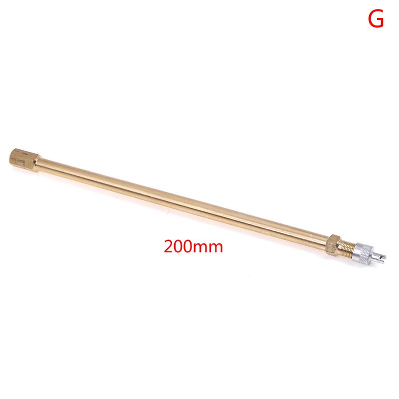 Car Auto Truck Brass Wheel Tire Valve Cap Tyre Stem Extension Pole Extender