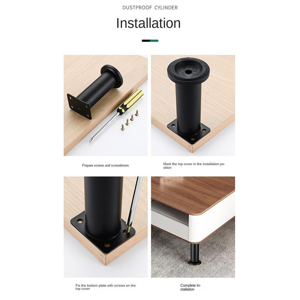 Reinforced Sofa Leg Bracket Heightening Telescopic Bearing Bracket TV Cabinet