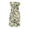 Модное женское повседневное платье-труба без рукавов с цветочным принтом