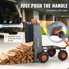 Poly Garden Dump Cart Heavy-duty Yard Carts and Wagons 800 lbs 10" Tires