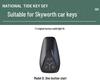 2023 Skyworth HT-i Key Cover Set: Genuine Leather Remote Control Case for PHEV Zhiyuan Edition Plus Car.