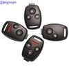 Jingyuqin With Rubber Pad Car Key Remote Fob Cover For Honda Accord CRV Pilot Civic 2003 2007 2008 2009 2010 2011 2012 2013