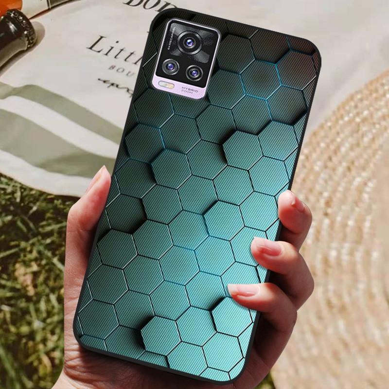 Для чехла Coque Vivo V20 Pro 2018 Силиконовая задняя крышка Чехол для телефона Для Vivo V20 V2025 V2024 Чехлы V20Pro V 20 Pro Мягкий бампер Fundas