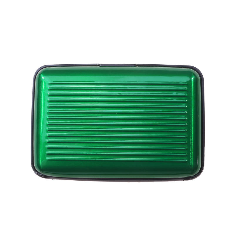 8 слотов RFID держатель для кредитных карт протектор алюминиевый металлический кошелек для кредитных карт держатель для визитных карточек для мужчин и женщин Подарочная коробка