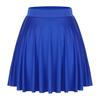 Women's A-line Pleated Mini Skirts Stretch Flared Skirts Dancewear Plain Skirt Sportwear