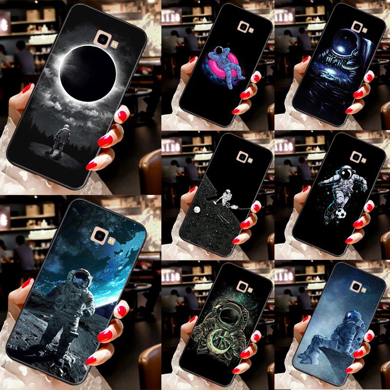 Космический чехол со звездами для астронавта для Samsung Galaxy J3 J5 J7 J1 2016 A3 A5 2017 J4 J6 J8 A7 A9 A6 A8 Plus 2018