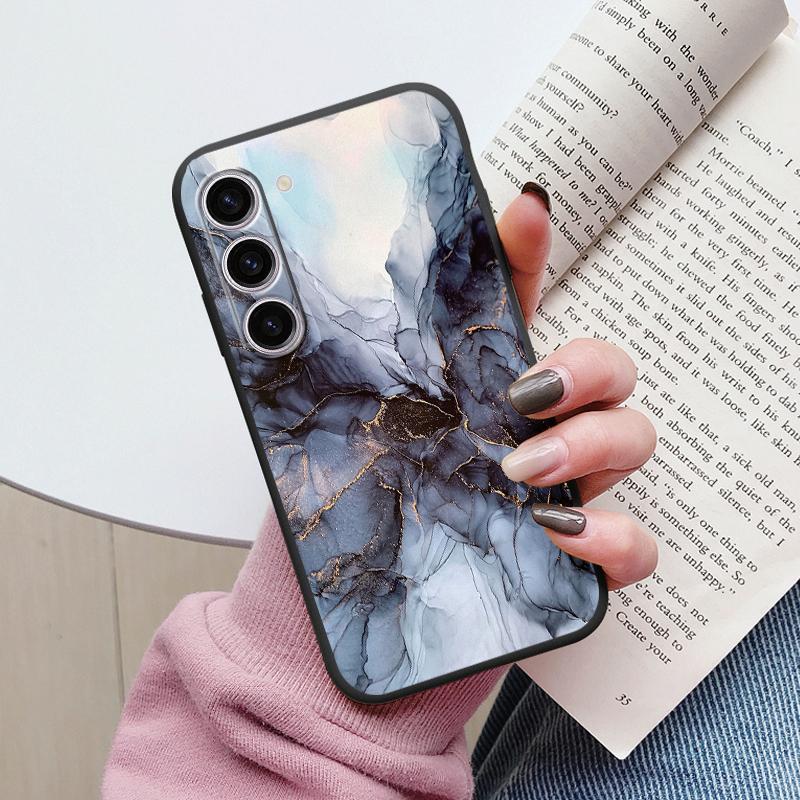 Чехол для Samsung A55 5G Задняя крышка Защитный силиконовый Funda Модный Мраморный Каменный Текстурный Coque для Samsung Galaxy A54 A56 Capa