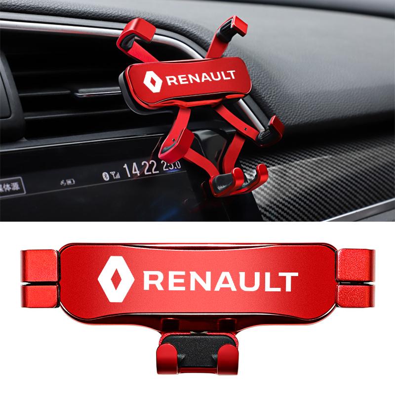 2026 Hot For Renault Hub Caps Car Phone Holder 360 Rotation Gravity Auto Grip Bracket For Renault Megane 2 3 4 Twingo Clio Talis