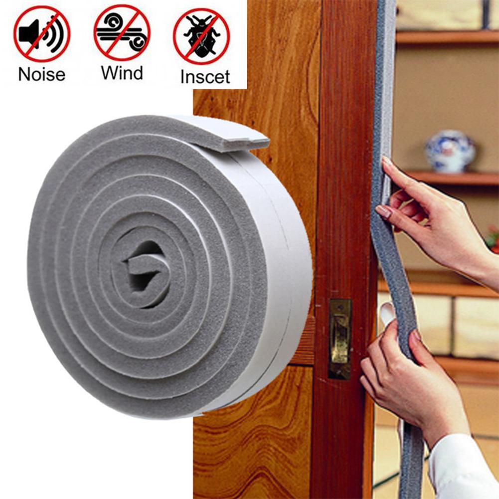 1PC Foam Sealing Strip Door Seam Sound Insulation And Windshield Dustproof Sponge Strip Window Seam Sealing Tapes For Household