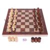 29X29Cm Large Chessboard Developing Strategic Thinking Foldable Chess Board Best Gifts Wood Board Game No Toxic For Boys Girls