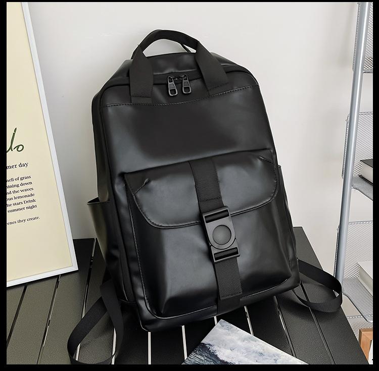 ПУ рюкзак простой ретро мужской и женский школьный рюкзак для студентов большой емкости компьютерный рюкзак рюкзак