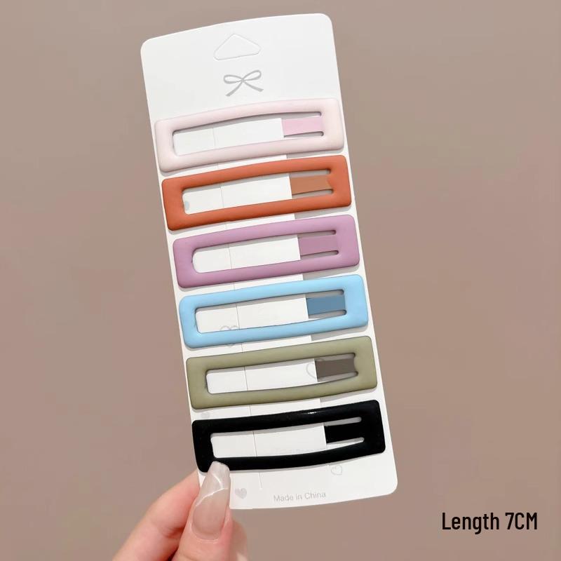 Матовая невидимка для женщин – Высококачественная заколка для детских волосков, лба и боковой челки