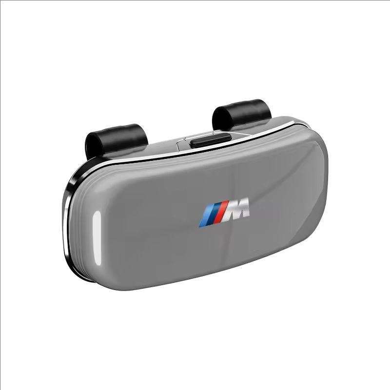 For BMW 1 2 3 4 5 6 7 Series X1 X2X3X4 X5 F48 E70 E90 E60 G30 G20 Press Switch Car Glasses Box Sun Visor Glasses Holder/ Sticker ER4
