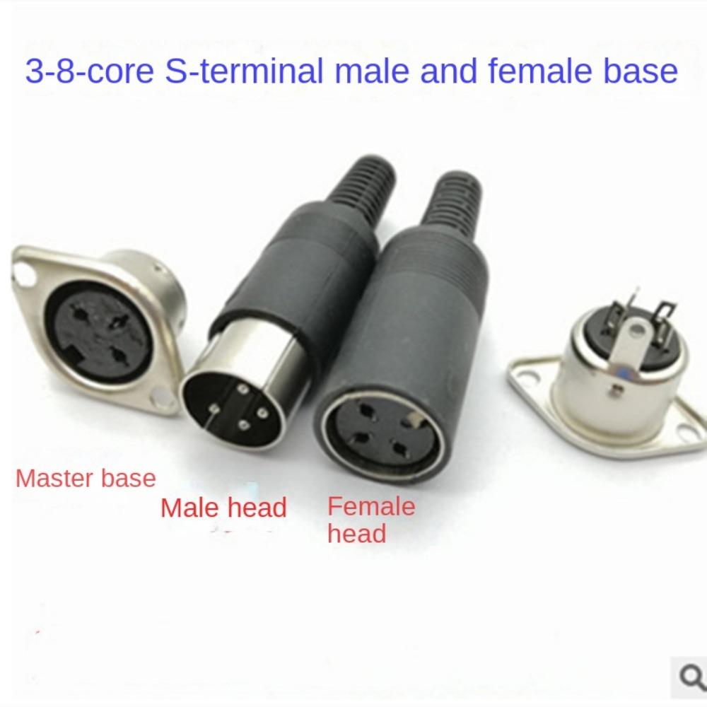 Разъем питания MIDI, аудиоразъем AV, адаптер 3pin, 4pin, 5pin, 6pin, 7pin, 8-контактный разъем DIN