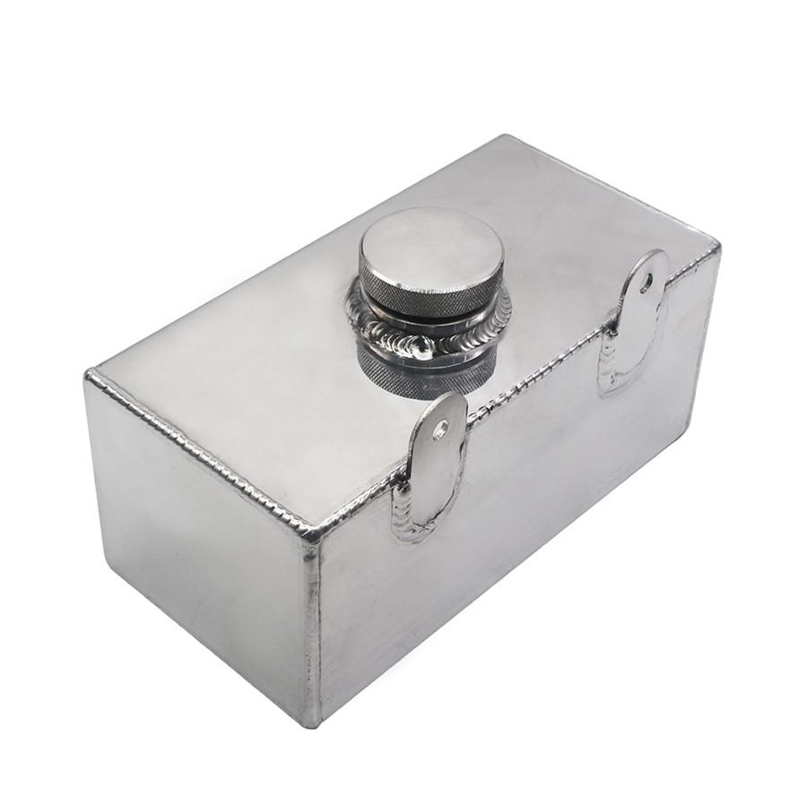 Бачок омывателя лобового стекла Алюминиевый сплав Полированный Бачок для распыления интеркулера 2 литра