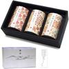 Sympathy Incense Gift [Cylindrical Wayu Incense, 3 Types, Sandalwood, with Outer Wrapping, Condolence Message] Made In Japan, Low Smoke, Gift-Giving