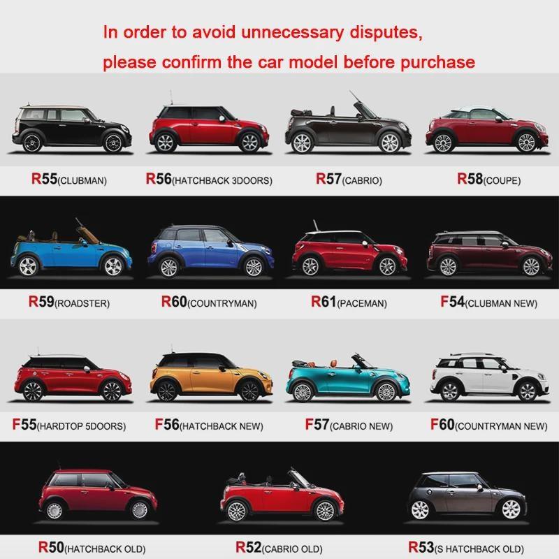 Углеродное волокно, центральная автомобильная наклейка на руль автомобиля для Cooper R55 R56 R60 R61 F55 F56 F60 Clubman Countryman, аксессуары