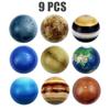 Children Eight Planets Bouncy Ball Stress Relief  Moon Solar System Education Science Decompression Squeeze Toy Teaching