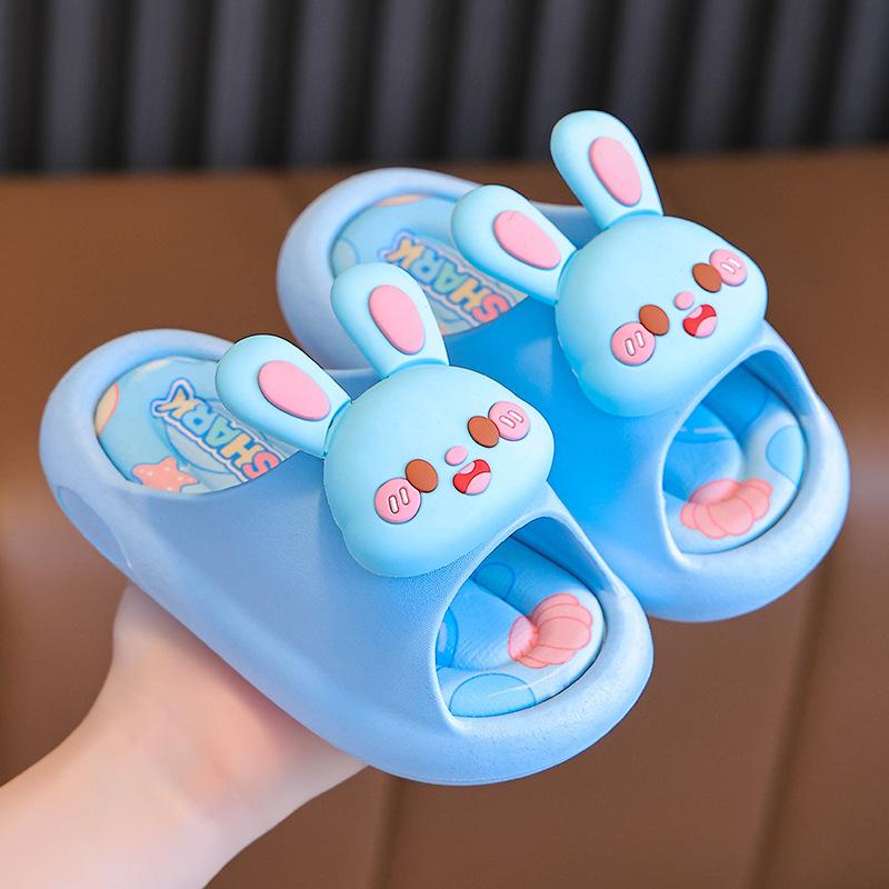 Children's summer cartoon cute non-slip indoor bathing soft-soled slippers for girls, baby slippers