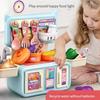 Mini Children Kitchen Toys Set Cook Food Pretend Play Role Toys Kitchen Counter Play Set  Kids Gift
