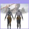 Костюм для косплея Black Myth Wukong для взрослых и детей с дизайном из стильной серой ткани