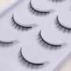 5 пар/коробка накладные ресницы натуральные удобные волокна короткие накладные ресницы для макияжа для примерочной