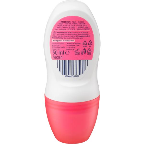 Германия DM Balea Balea Sweet Sunshine шариковый дезодорант 50 мл