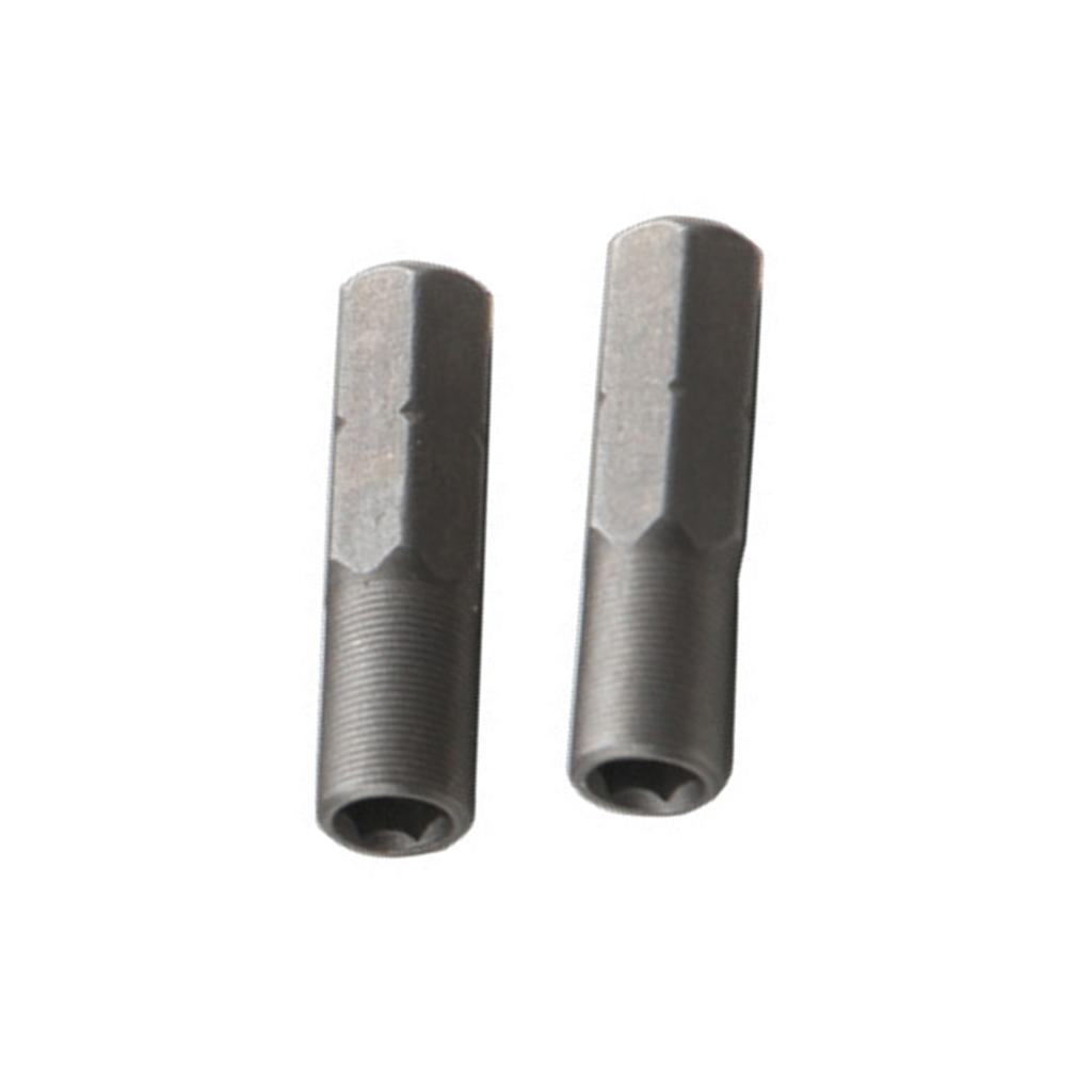 2 шт. магнитный адаптер для отвертки с гнездом 6,35 мм на 4 мм для эффективного преобразования инструмента и безопасной работы с винтами