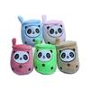 Adorable Cute Panda Plush Toy Keychain With Soft Short Fur For Bags And Accessories