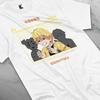 Summer Anime Printed T-shirt Men's Women's Japanese Cartoon T-shirt Casual Overszied Y2k Heavy Cotton Hip Hop Men's Clothing Tee